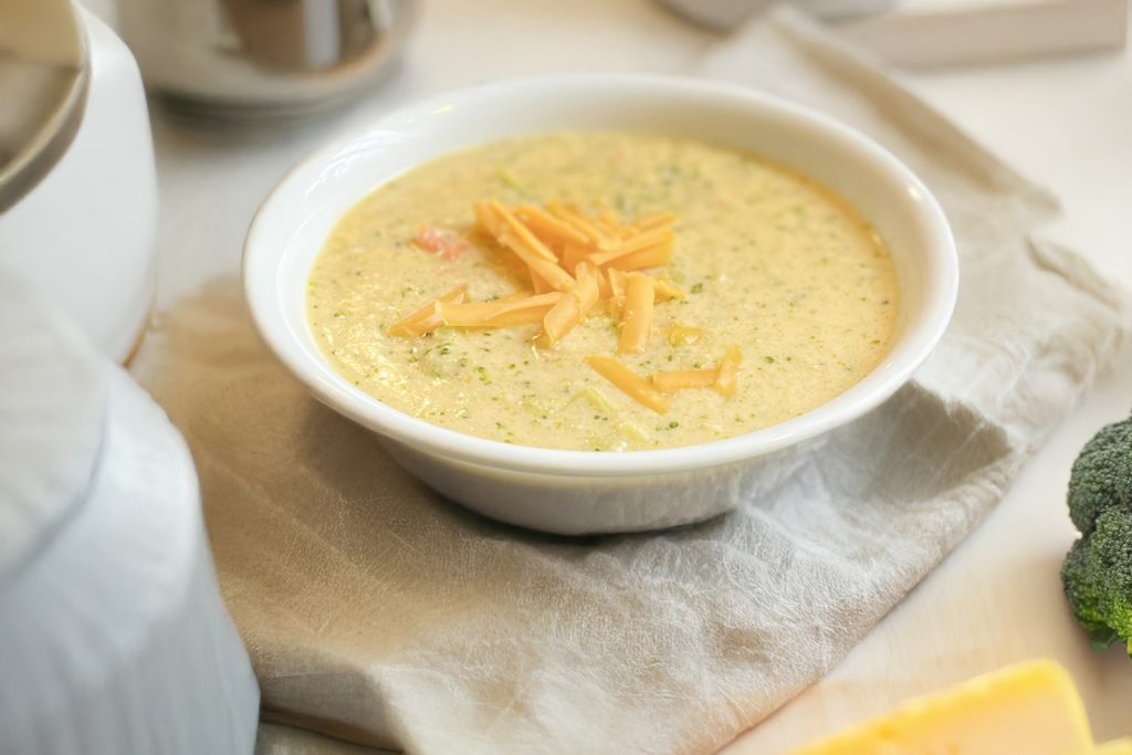 Craving Comfort: Broccoli Cheddar Soup